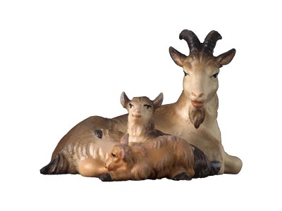 Ul. Ziege mit 2 Zicklein color